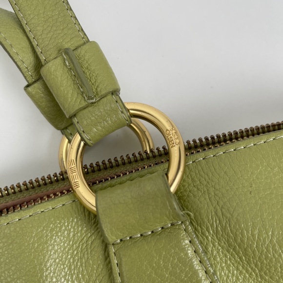 Sigrid Olsen Leather Shoulder Bag in Light Green - Picture 4 of 16